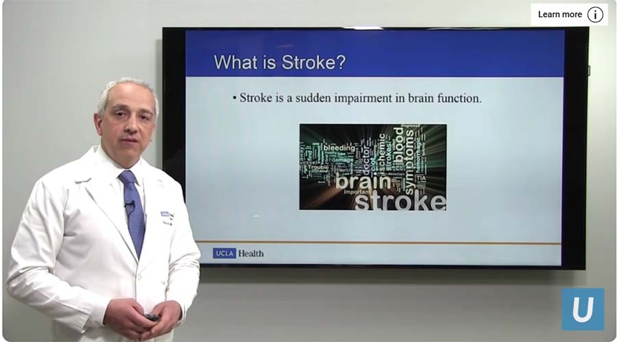  Emergency Treatment for Ischemic Stroke - Dr. Reza Jahan | UCLA Interventional Radiology