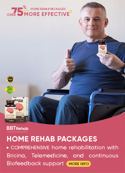 Comprehensive home rehabilitation with Bricina, Telemedicine, and continuous Biofeedback support