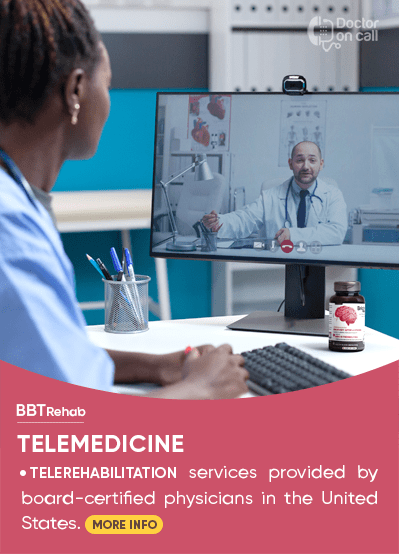 Telerehabilitation services provided by board-certified physicians in the United States.