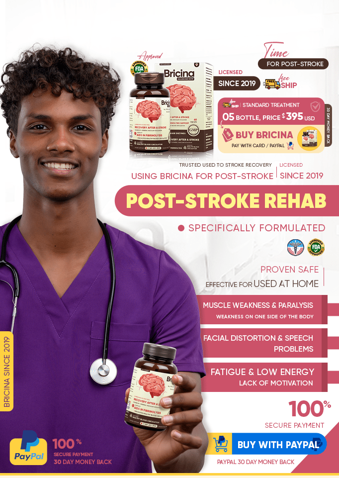 Bricina - since 2019 - Time for post-stroke rehabilitation, Using Bricina everyday, especially within the first three months.