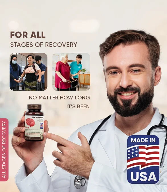 NeuroReBorn™ Clinical Ultra — premium neurovascular recovery support for stroke survivors. 2-Bottle plan only USD 139 · Free US delivery.