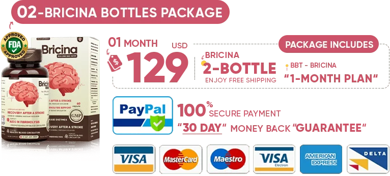 BBT POST-STROKE PACKAGE - 02 Bricina Bottles – 1-Month Plan 💰 ONLY $129 USD / Month 🚚 Free Worldwide Shipping 💳 PayPal Secured Payment 💵 30-Day Money-Back Guarantee - START YOUR RECOVERY NOW ➡️ Pay only $129 via PayPal — 100% Secure & Refundable