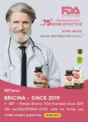 Bricina, FDA-licensed since 2019 (No. 4403567093845-2025), safe for home use under expert guidance.
